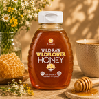 Wild Raw Wildflower Honey 12oz