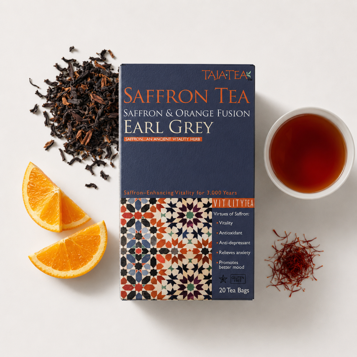 Saffron & Orange Fusion Earl Grey