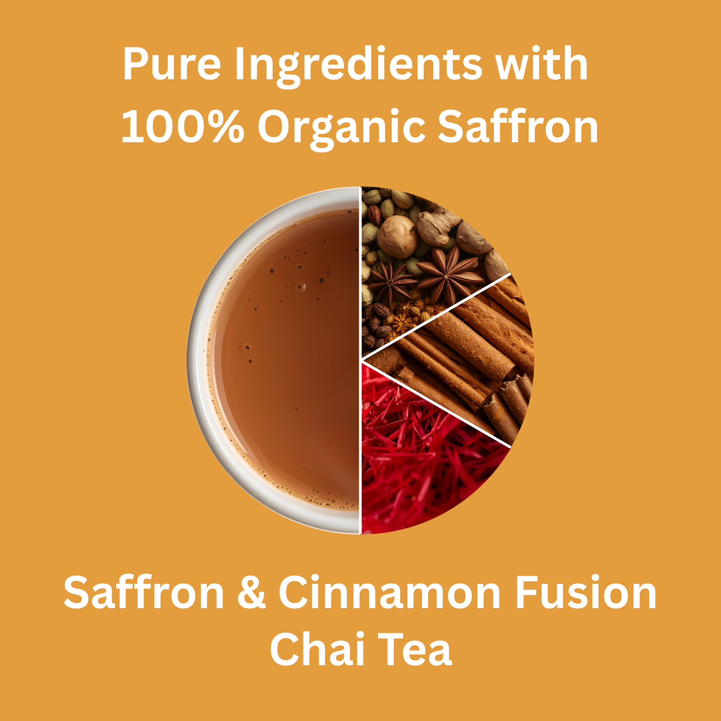 Saffron & Cinnamon Fusion Diet Chai