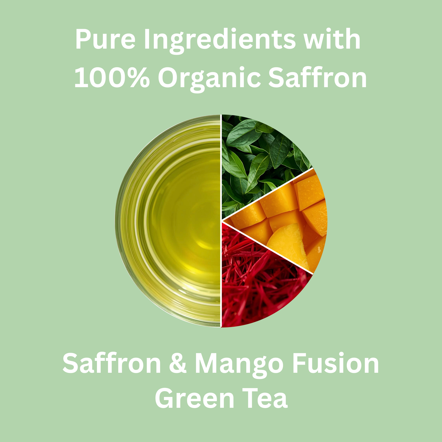 Saffron & Mango Fusion Green Tea