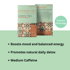 Saffron & Mango Fusion Green Tea [Pack of 6]