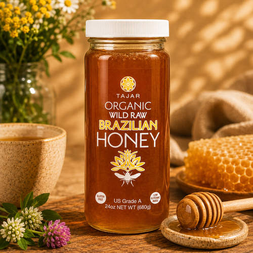 Organic Wild Raw Brazilian Honey 24oz
