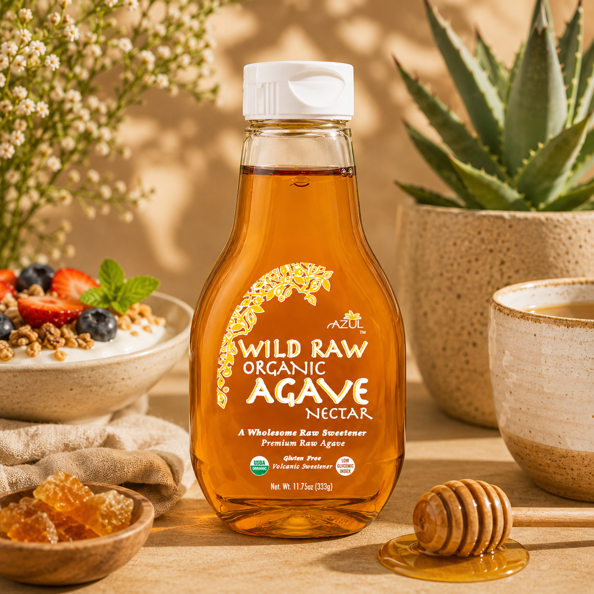 Wild Raw Organic Agave 12oz