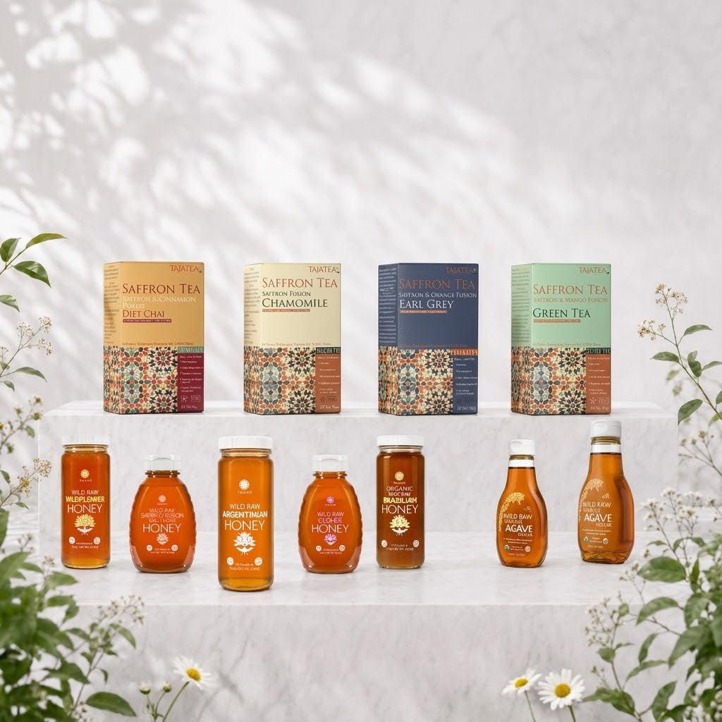 Health Benefits of Wild Raw Honey & Saffron Fusion Tea