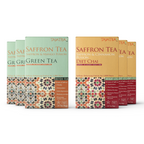 TAJA TEA DUO – Green Tea + Diet Chai, 6 Box Variety Pack