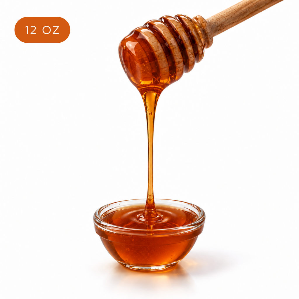 Wild Raw Saffron Fusion Wildflower Honey 12oz