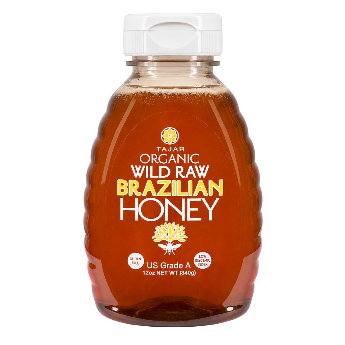 Organic Wild Raw Brazilian Honey 12oz