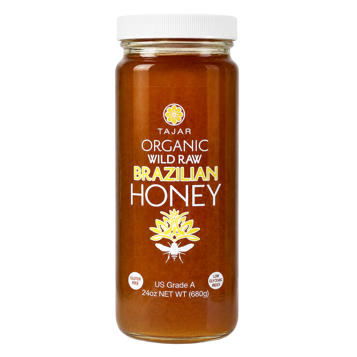 Organic Wild Raw Brazilian Honey 24oz