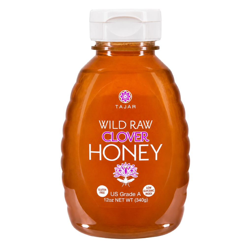 Wild Raw Clover Honey 12oz