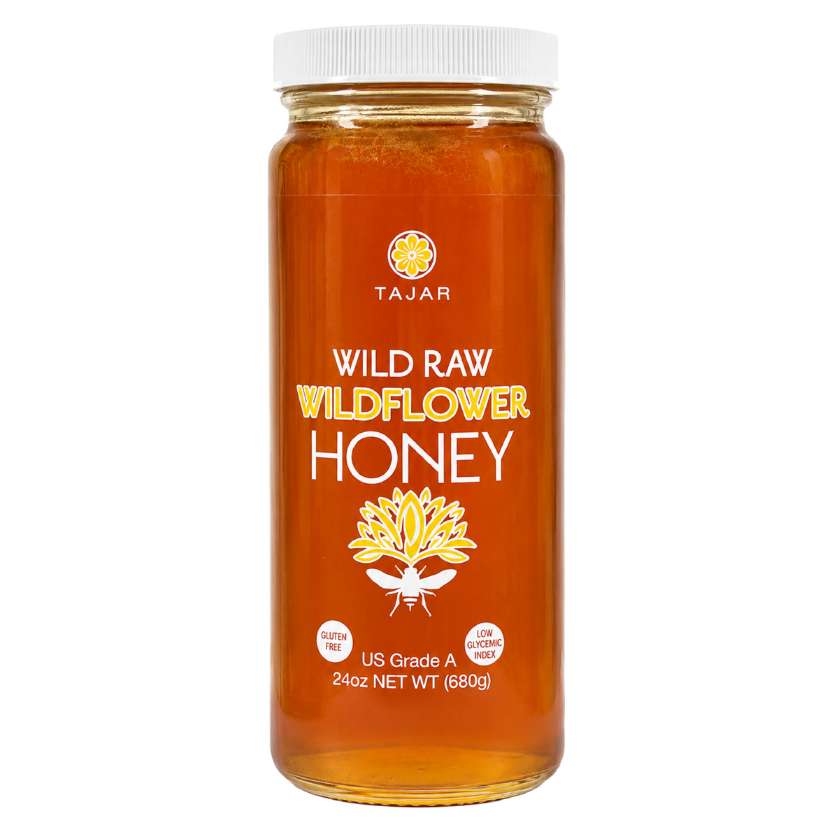 Wild Raw Wildflower Honey 24oz