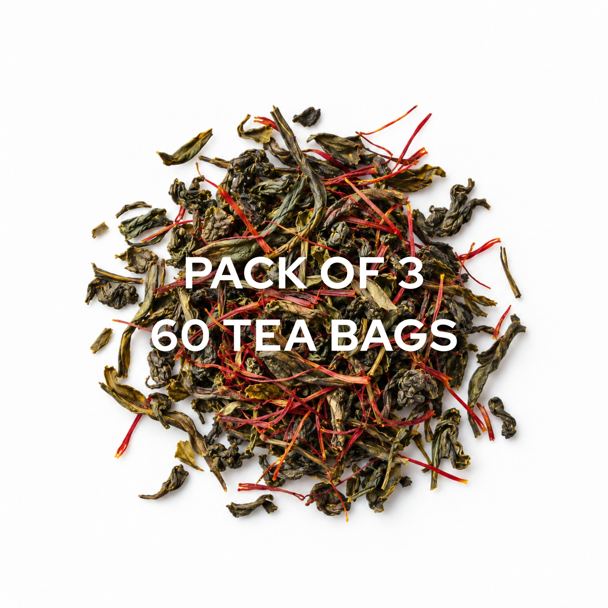 Saffron & Mango Fusion Green Tea [Pack of 3]