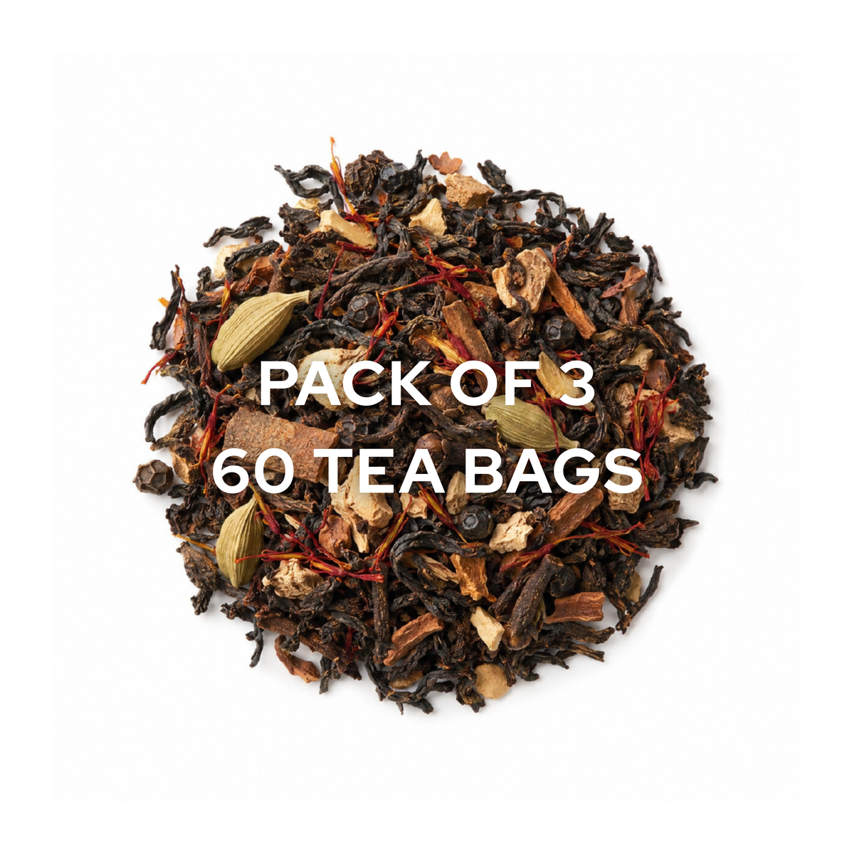 Saffron & Cinnamon Fusion Diet Chai [Pack of 3]