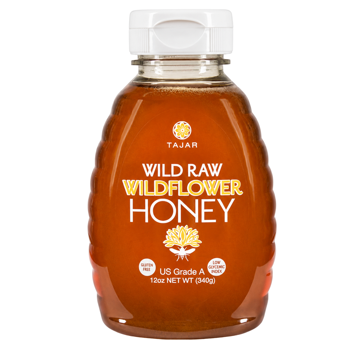 Wild Raw Wildflower Honey 12oz