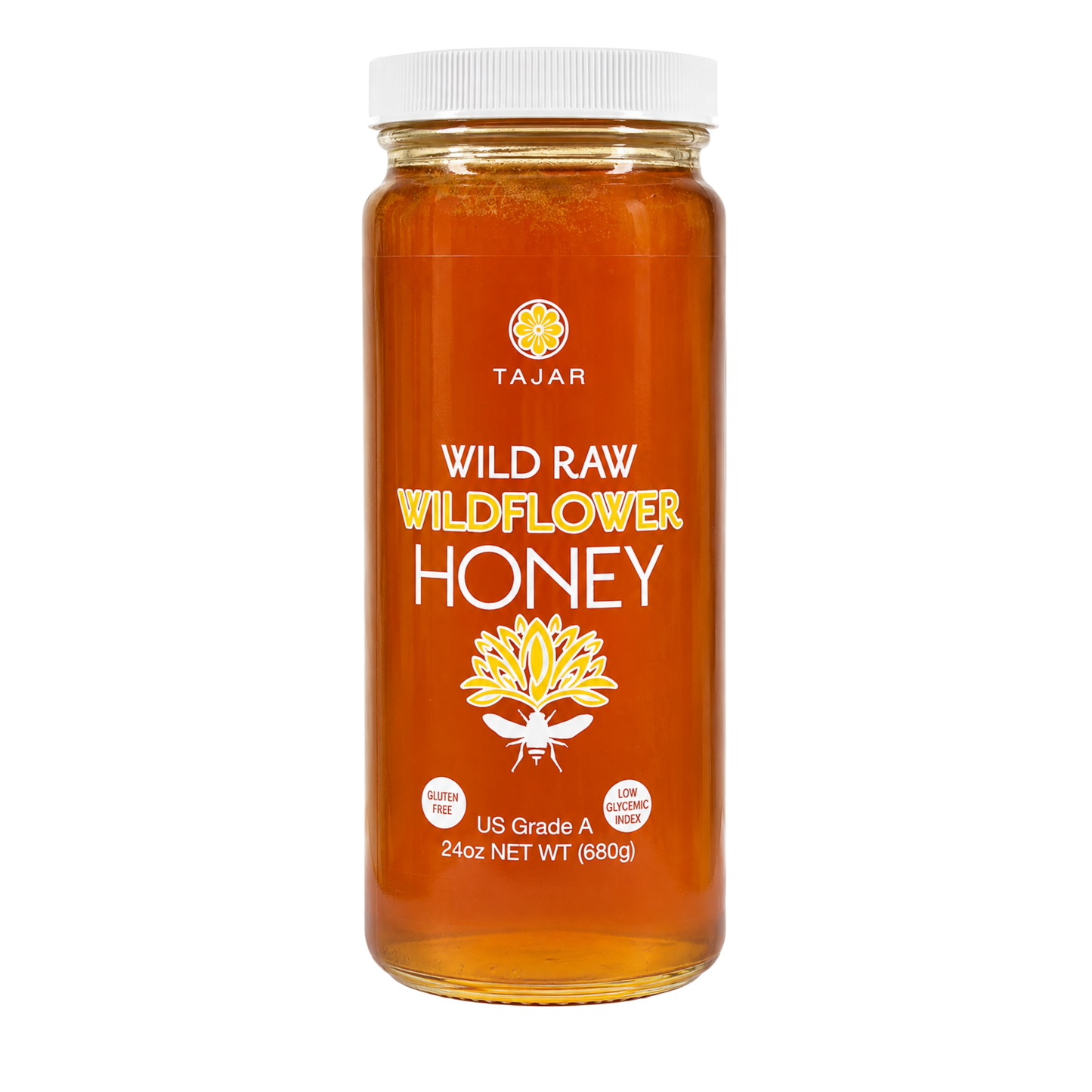 Wild Raw Wildflower Honey 24oz