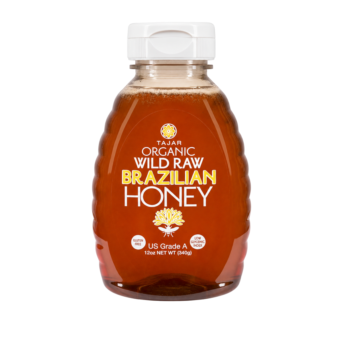 Organic Wild Raw Brazilian Honey 12oz