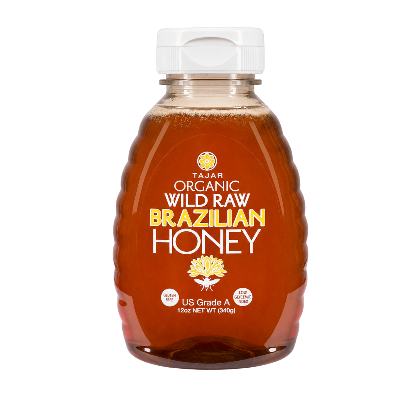 Organic Wild Raw Brazilian Honey 12oz