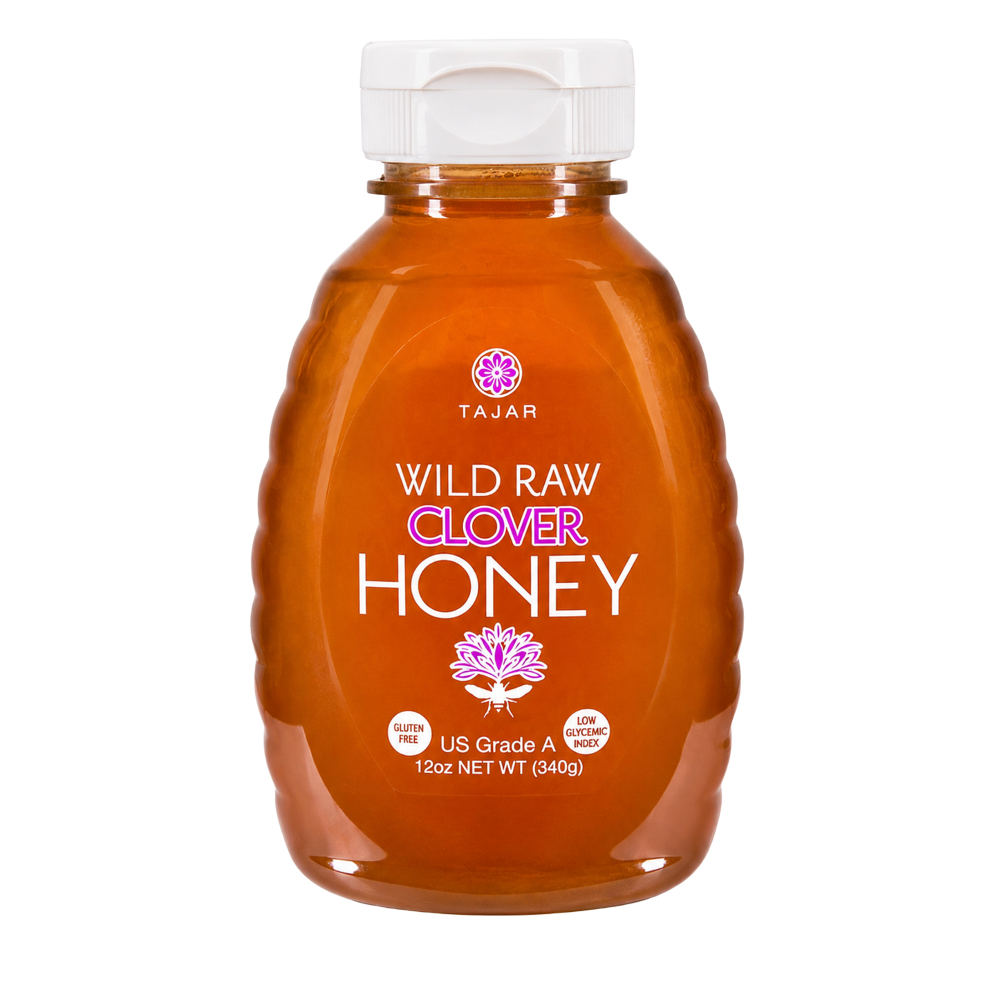Wild Raw Clover Honey 12oz