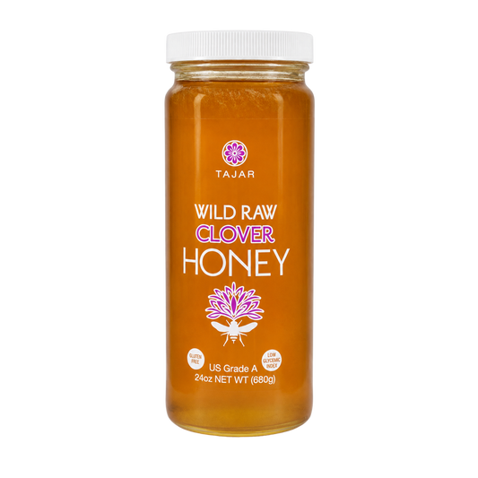 Wild Raw Clover Honey 24oz