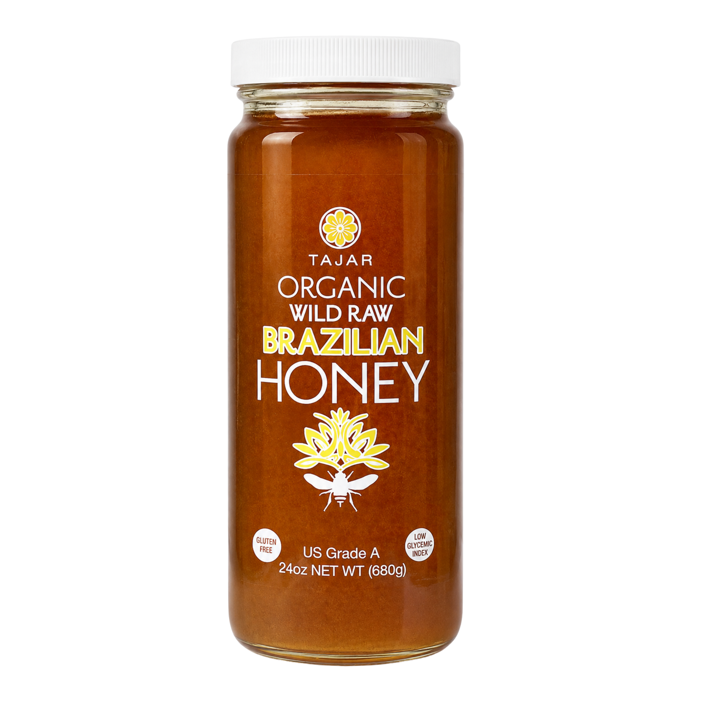 Organic Wild Raw Brazilian Honey 24oz