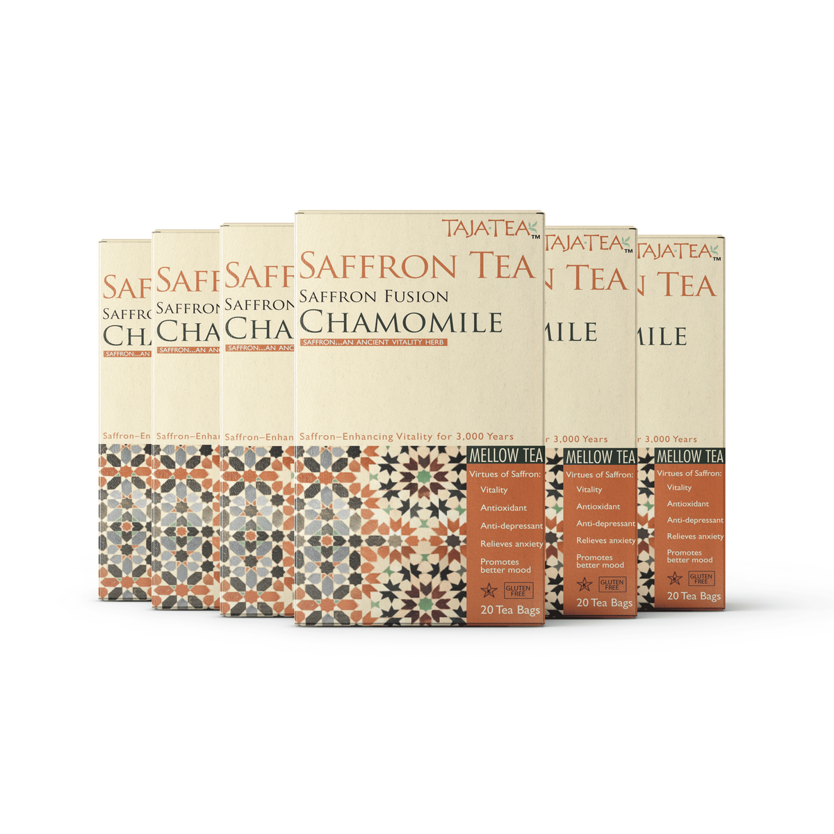 Saffron Fusion Chamomile [Pack of 6]