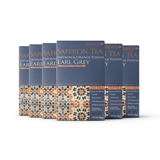 Saffron & Orange Fusion Earl Grey [Pack of 6]