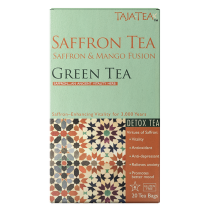 Saffron & Mango Fusion Green Tea[Pack of 1]